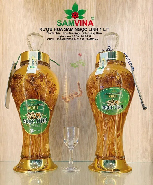 Rượu Bông Sâm Ngọc Linh