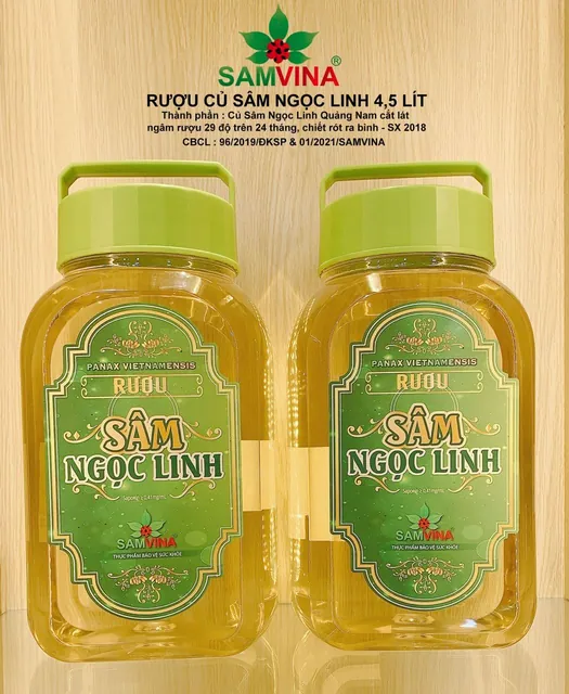 Rượu Củ Sâm Ngọc Linh 4,5 lít